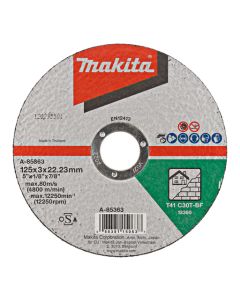 Makita A-85357 Doorslijpschijf 115x22,23x3,0mm steen