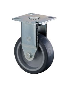 BS Rollen Bokwiel A310.A80 grijs rubber A310.A80.050