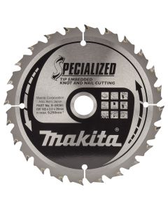 Makita B-09391 Cirkelzaagblad Hout (noest/spijker)