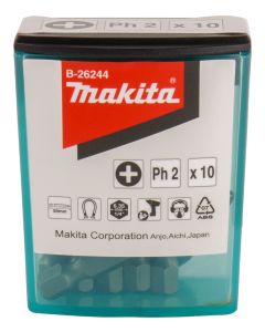 Makita B-26244 Schroefbit PH2X50mm 10 stuks