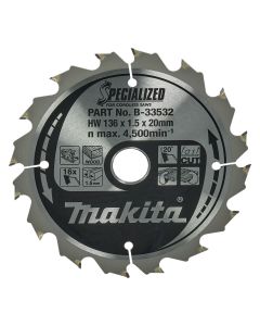 Makita B-33532 Cirkelzaagblad Hout