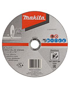 Makita B-45353 Doorslijpschijf 180x22,23x1,6mm aluminium
