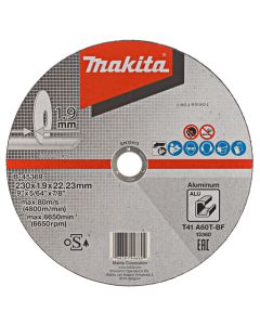 Makita B-45369 Doorslijpschijf 230x22,23x1,9mm aluminium