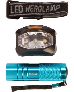 WERKZEYT SET LED-LAMPEN (ZAK+HOOFD) BEBAT