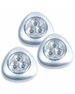 WERKZEYT 3LED-PUSHLIGHT IP44 3st BEBAT