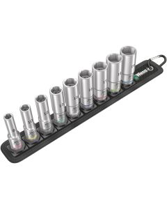 Wera BELT B DEEP 1 DOPPEN SET, MET 3/8" -AANDRIJVING, 9-DELIG