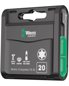 Wera BIT-BOX 15 IMPAKTOR TX 20, 15 -DELIG