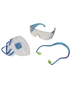 CONNEX VEILIGHEIDSSET EN149+166+352-2 3dlg