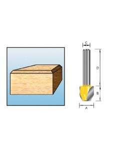 Makita D-10665 Afkantfrees 45gr S8