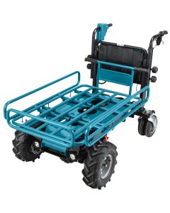 Makita DCU604Z LXT 2x18 V Accu Kruiwagen met rek