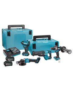 Makita DK401NX XGT 40 V  Max Combiset boren, (slag)schroeven, zagen en slijpen