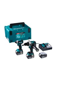 Makita DLX2418TJ 18 V Combiset voor zwaardere (klop)boor- en (slag)schroefklussen