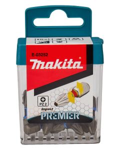 Makita E-03252 Slagschroefbits PZ2x25mm (15 stuks)