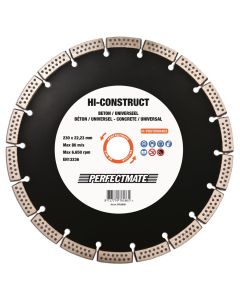 Perfectmate HI-Construct diamantzaagblad 125mm asgat 22.23mm
