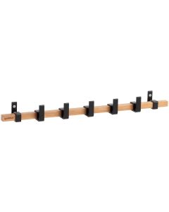 Hermeta Gardelux ANNA 5 haaks Hout/Alu mat zwart (GA7595-36-18)