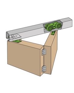 Henderson Verpakte Husky folding set, 1200m staal - 25kg