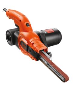 BLACK+DECKER 350w powerfile, bandsnelheid 900-1.400 t.p.m. bandafmeting 455x13 mm, variabele snelheid, cyclonic a