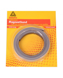 MAGNEETBAND, MAGNEETSTRIP ZELFKLEVEND 12MM