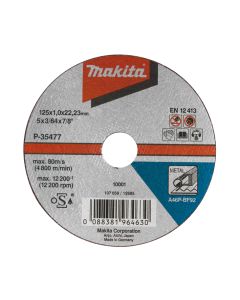 Makita P-05739 Doorslijpsch. 115x2,5mm metaal