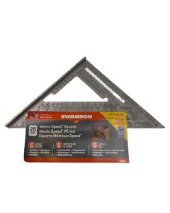 Swanson Timmermans meetdriehoek - metric Speedsquare aluminium.