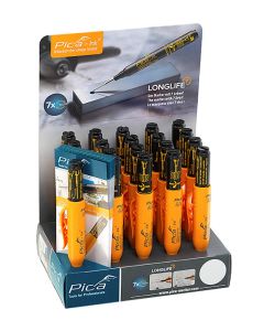 Pica 150/20 Markeerstift diepe gaten zwart display