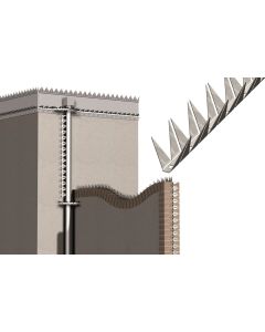 Tilmar PointFlex® Anti-klimstrip RVS 304, striplengte 980
