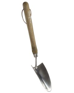 Talen Tools Dutch Garden Verplantschepje lang breed RVS FSC Hout