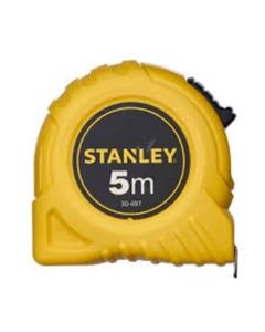 Stanley Rolbandmaat ABS kast  5m x 19mm klasse II (per 12st) in displaydoos.
