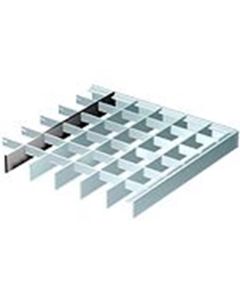 Bazo Standaard looproosters hg. 25 x 2 mm, ms. 30x30 mm. 500 x 800 mm