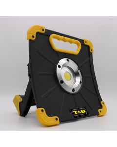 TAB 30W COB-LED bouwlamp, hybride, werklamp op accu en 230V,  4 lichtstanden, 3000 Lm, IP67, plaatsbaar