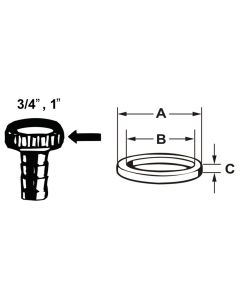 CORNAT DICHTING SLANGVERBINDING 1/2 (2st)