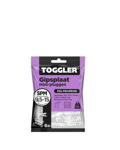 Toggler Gipsplaatplug SP-Mini zak 6st gipsplaat 9-15mm