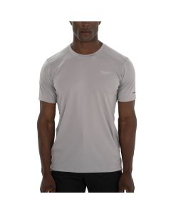 Milwaukee 4933478196 WORKSKIN™ lichtgewicht shirt met korte mouwen - grijs WWSSG (L)
