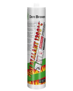 Den Braven Zwaluw Fire Sealant 1200°C 310 ml Zwart