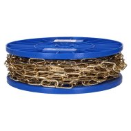 Sierketting vierkante draad, staal vermessingd