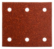 Schuurvel 114 x 102 mm red velcro